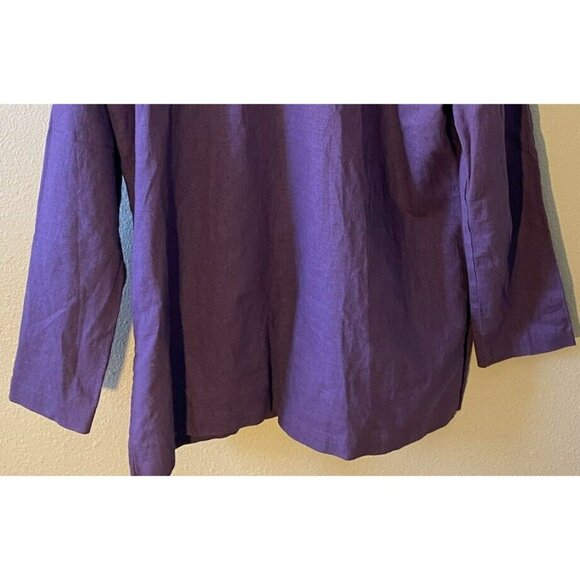 COPY - Rabbit Rabbit Rabbit Designs Pants Suit Size 16P / 16T Purple Linen Blen… - Picture 7 of 16